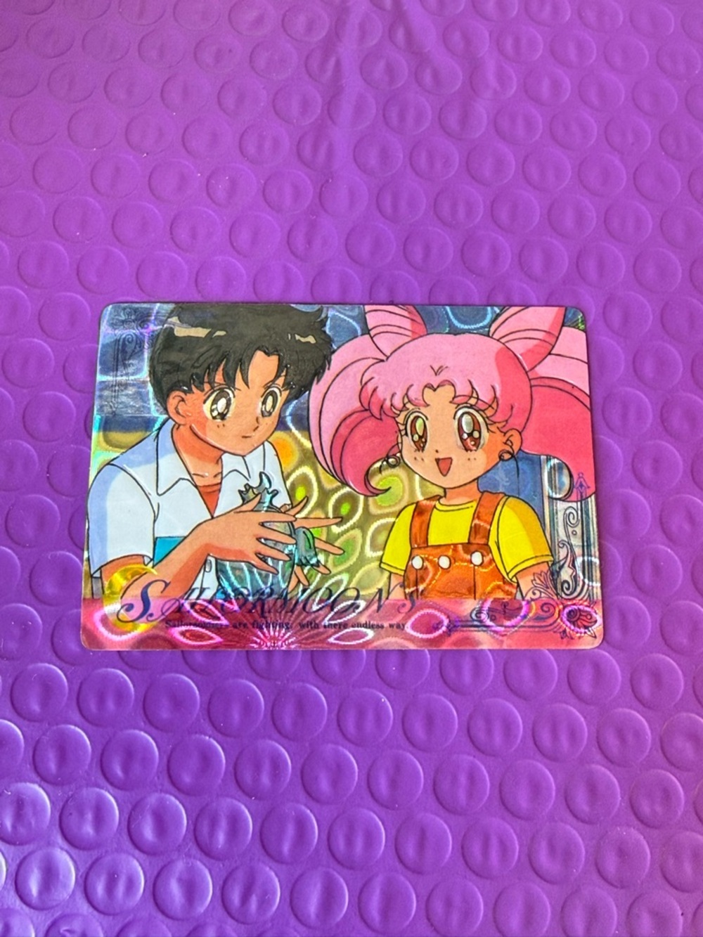 Sailor Chibi Moon / Chibiusa Sailor Moon Carddass 311 Bandai 1995 Japanese Holo